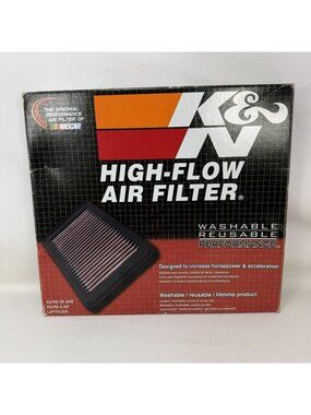 K&N 33-2430 Replacement Air Filter for 2008-2015 Honda/Acura (Accord IX, TSX)